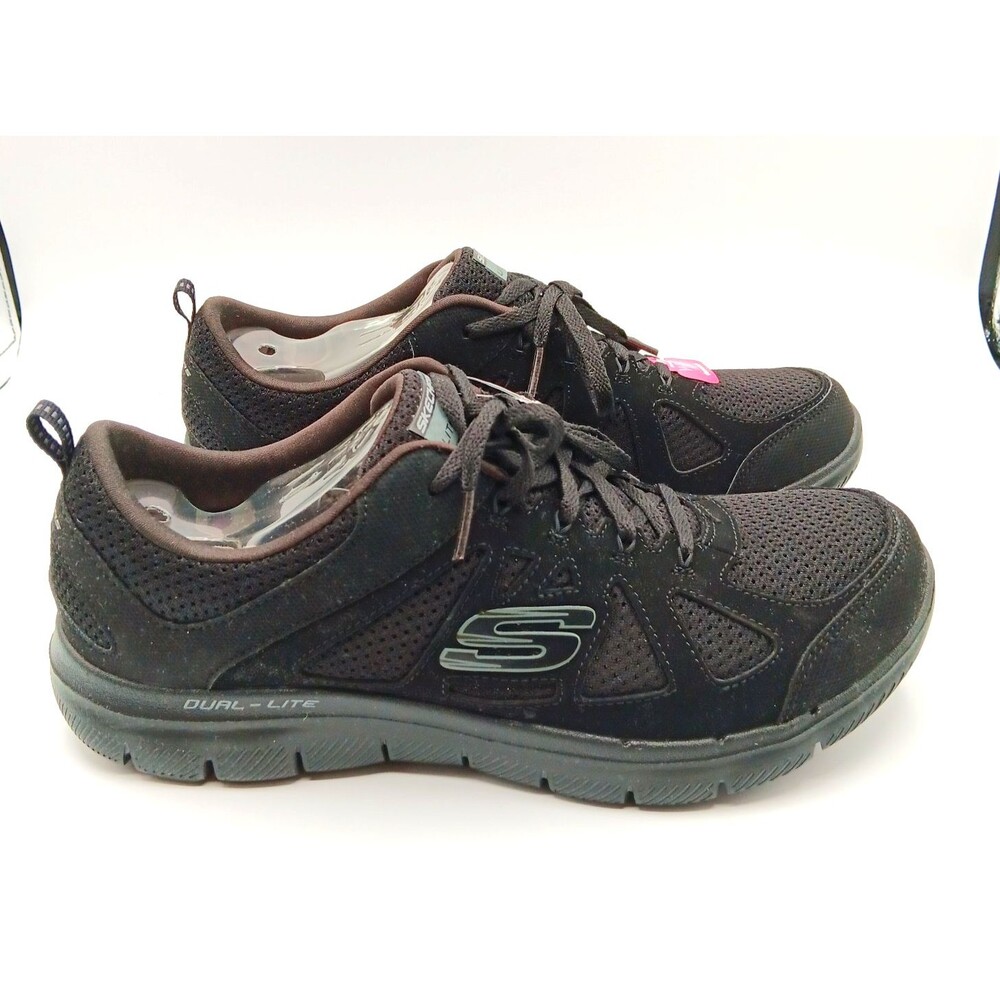 Skechers Shoes Wn 11W Black Flex Appeal 2.0 Memory Foam Comfort Walk Run Sneaker
